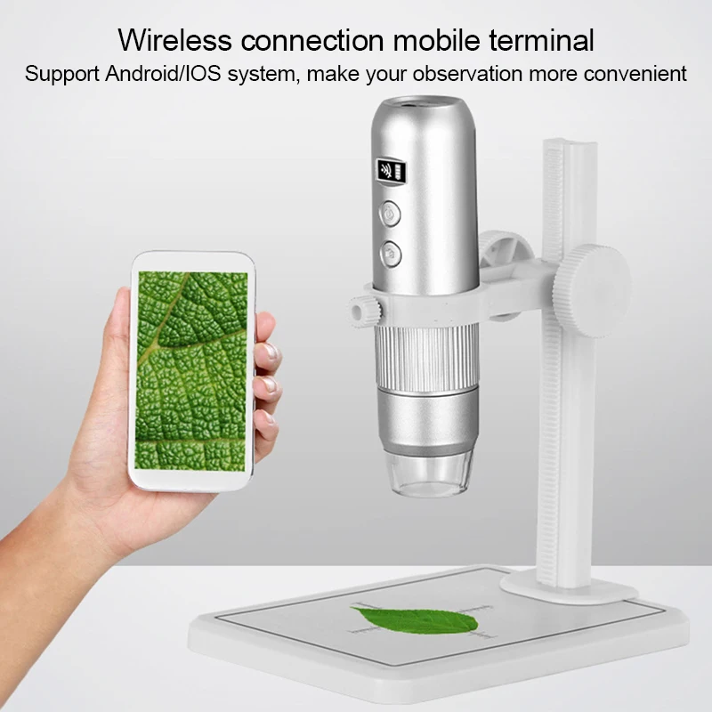 1000X HD 1080P WiFi видеомикроскоп электронный цифровой беспроводной МИКРОСКОП