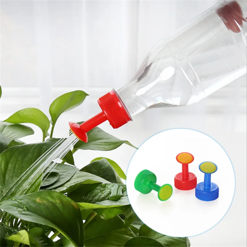 

3PCS Gardening Tool Plant Watering Attachment Spray-Head Soft Drink Bottle Water Can Top Waterers Seedling Irrigation Equipment
