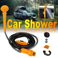 12v portable shower travel camping hiking ducha para car pet dog shower 2020 washer electric pump outdoor camping equipment