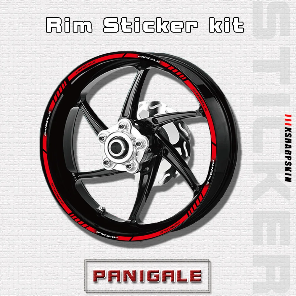 

Наклейки в виде обода мотоцикла, индивидуальные наклейки на заказ, полосатая цветная лента для DUCATI PANIGALE panigale