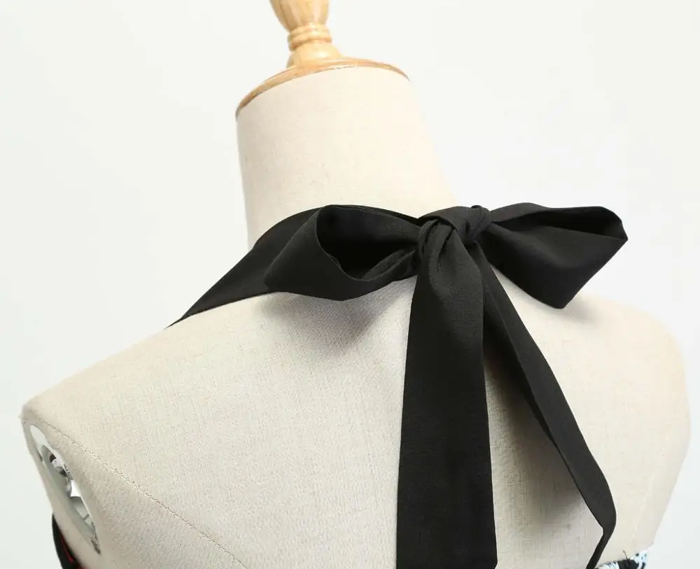 Женское винтажное платье с принтом на бретельках вечернее для Хэллоуина