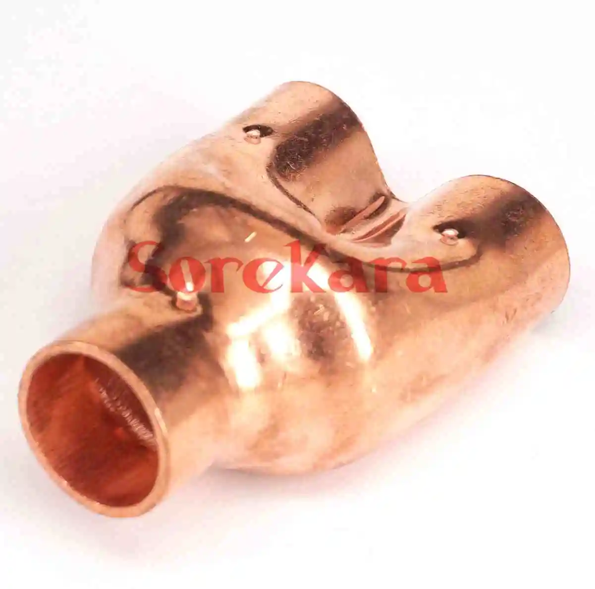 Внутренний диаметр 28 мм медная Концевая подача равномерный Y-образный 3-ходовой