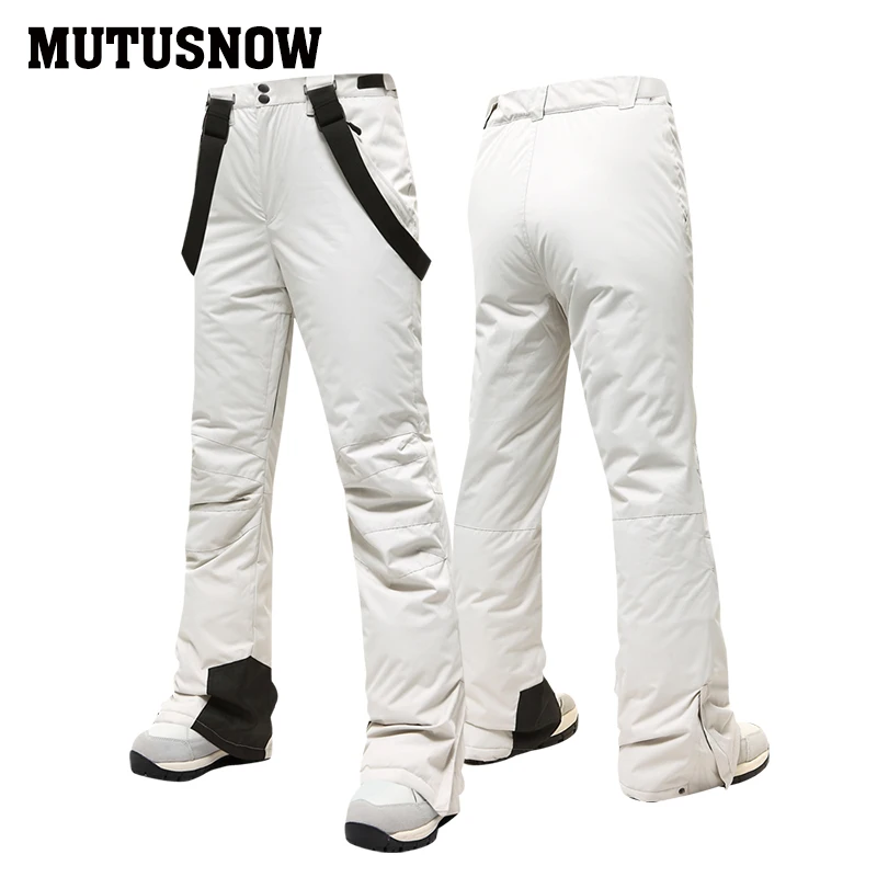 MUTUSNOW Skiing Pants Women's New Arrival Ski Trouser Snowboard Female High Quality Snow Pants Windproof Waterproof Breathable