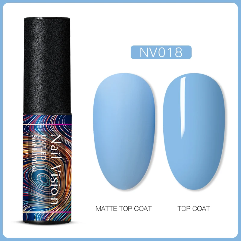 S06613 Nail Vision 60 цветов Матовый УФ-гель для ногтей 5 мл чистый цвет матовое верхнее покрытие Впитывающее полуперманентный Гель-лак для ногтей - Цвет: S06613