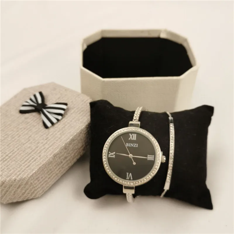 

Binzi Brand Women Bracelet Necklace Watches Set Fashion Ladies Wrist Watch Luxury Women Dress Quartz Watch Set Dropshiping