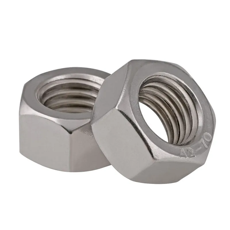 304 Stainless Steel Coarse Thread American Hexagon Nut UNC Hex 4#-40 -- 3/4-10 5Pcs | Обустройство дома