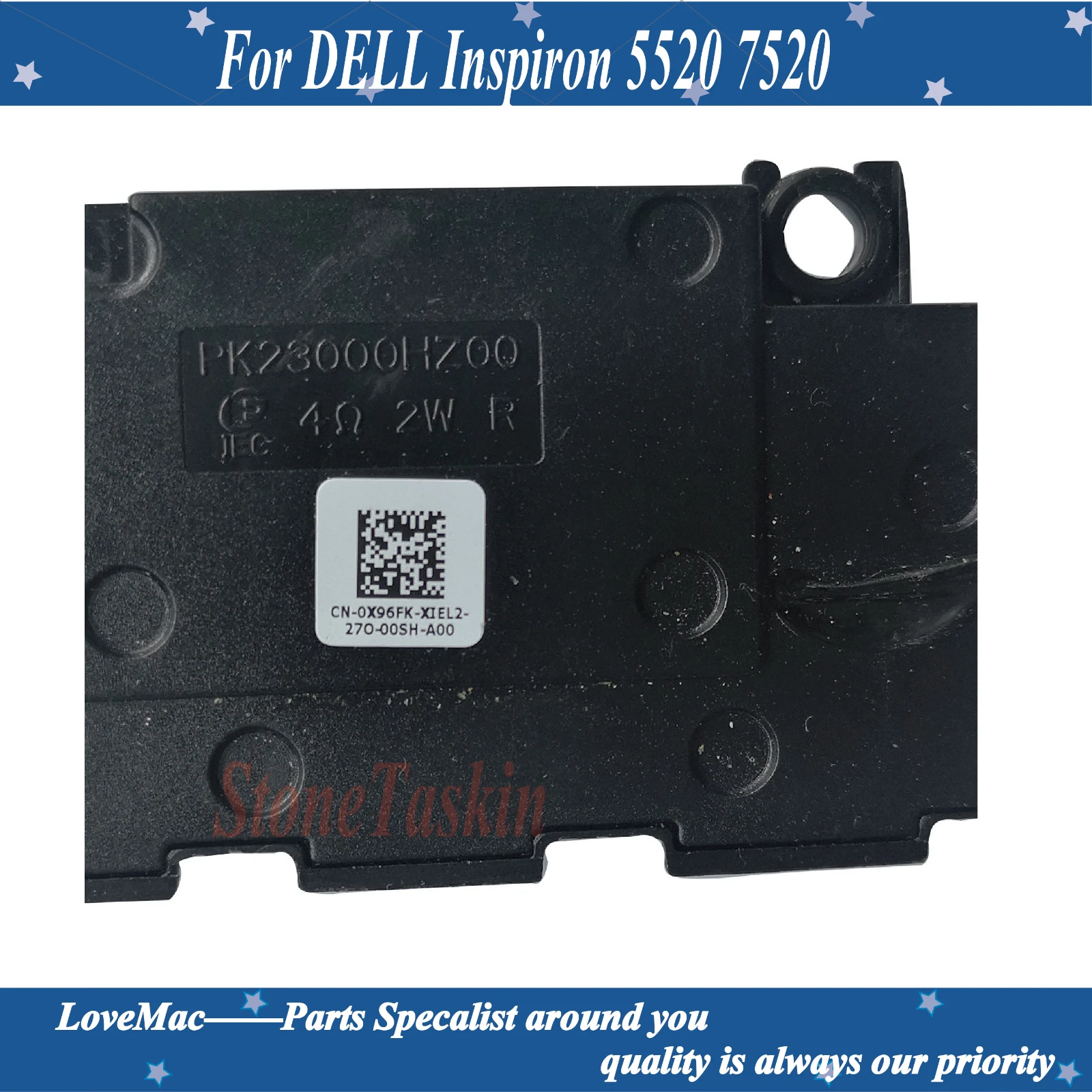 Оригинальный комплект внутренних динамиков для DELL Inspiron 5520 7520 P/N 0X96FK PK23000HZ00 CN-0X96FK