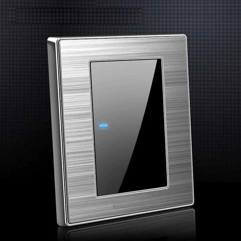 Переключатель с ЖК дисплеем и зеркалом из нержавеющей стали тип 86|Выключатели| |