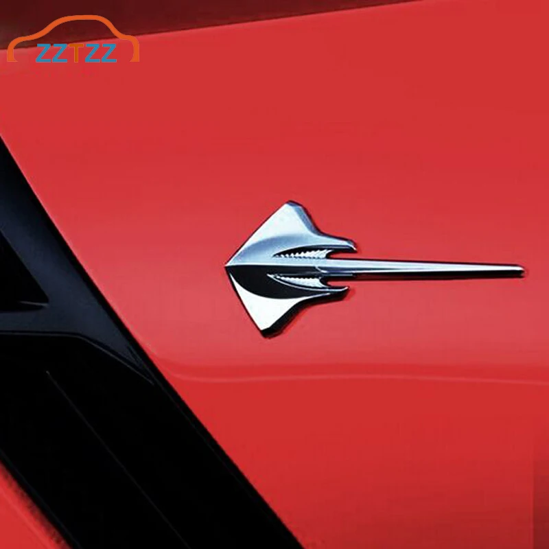 2 шт./лот 3D металлический Stingray стикер для спортивного автомобиля логотип эмблема