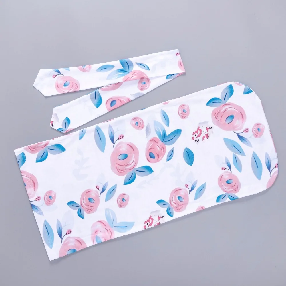 Одеяло с цветочным рисунком зимняя розовая детская накидка на голову спальный