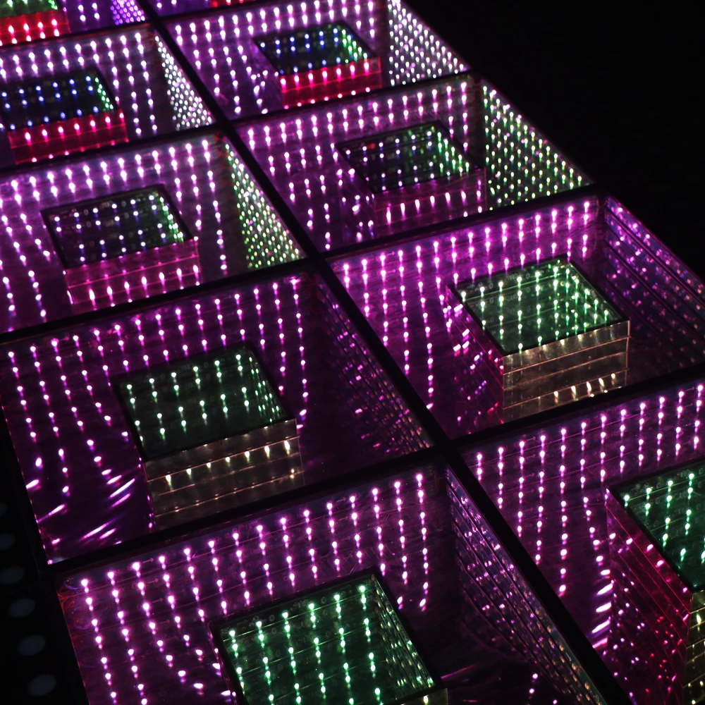 Зеркало для свадебного декора TIPTOP 3D Led танцевальный Пол со временем и эффектом