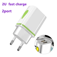 quick charge fast charger 18w usb adapter 2ports charging euus mobile phone chargers for iphone 11 samsung xiaomi accessories