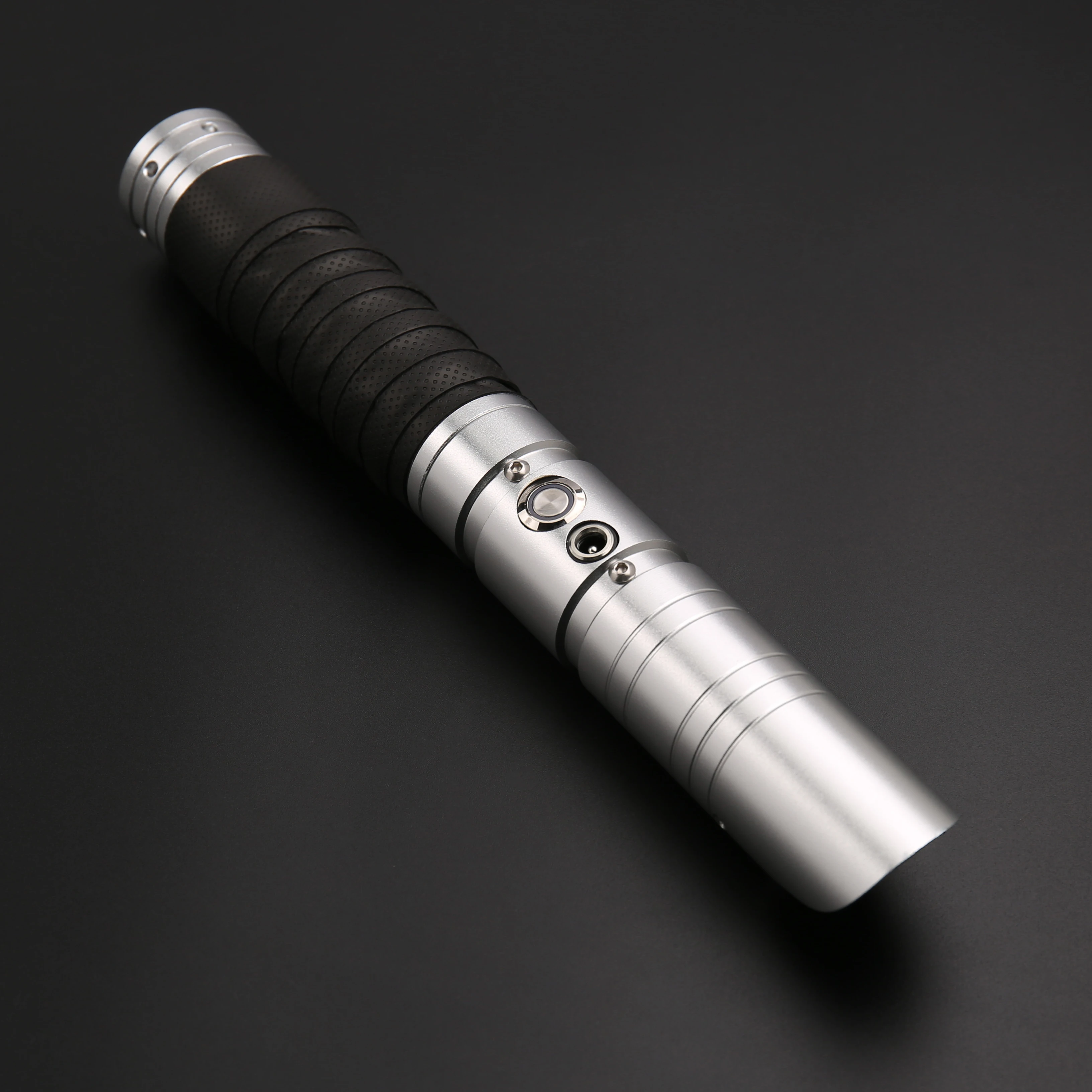 

TXQSABER Cosplay RGB Lightsaber Metal Handle Heavy Dueling 12 Color LED Change Volume Adjustment Force 6 Sound Fons FOC Blaster