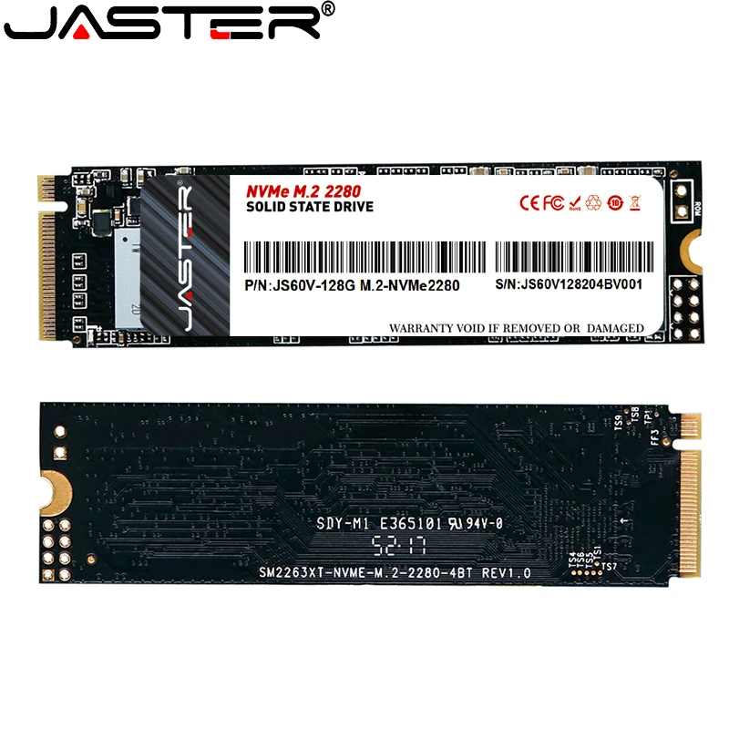 Внутренний твердотельный накопитель JASTER M.2 ssd NVME PCIe 128 ГБ 256 512 ТБ 2280 для ноутбука