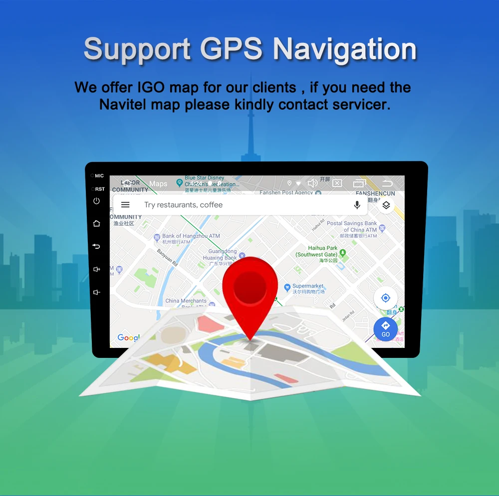 Navivox 10 дюймов Android 8,1 для Chery Tiggo 4X/5X2017 rom 16 ГБ Автомобильный gps плеер радио Поддержка TPMS SWC