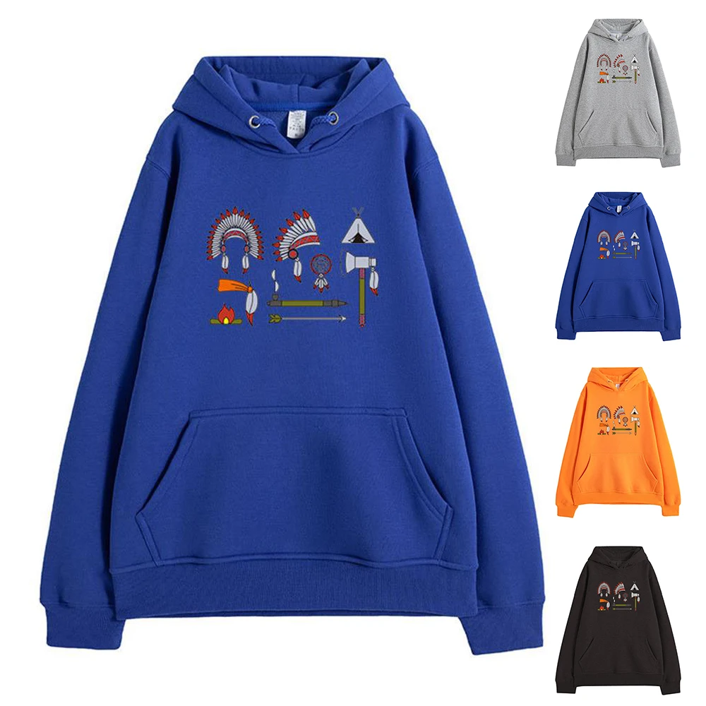 

Женские толстовки с принтом, винтажная Повседневная Толстовка с длинным рукавом, пуловер с капюшоном для пар, Свободные повседневные мужск...