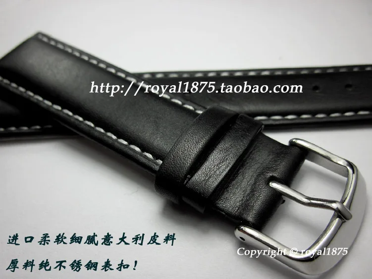 

Handmade high quality Watchbands 18 19 20 21mm 22mm Balck Men Women Retro Genuine Leather Watch Band Strap Watch Accessories