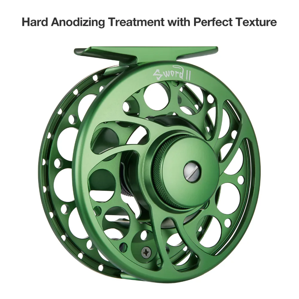 Рыболовная катушка Piscifun Save II Green Fly Reel 3/4 5/6 7/8 Полностью герметичная с ЧПУ из