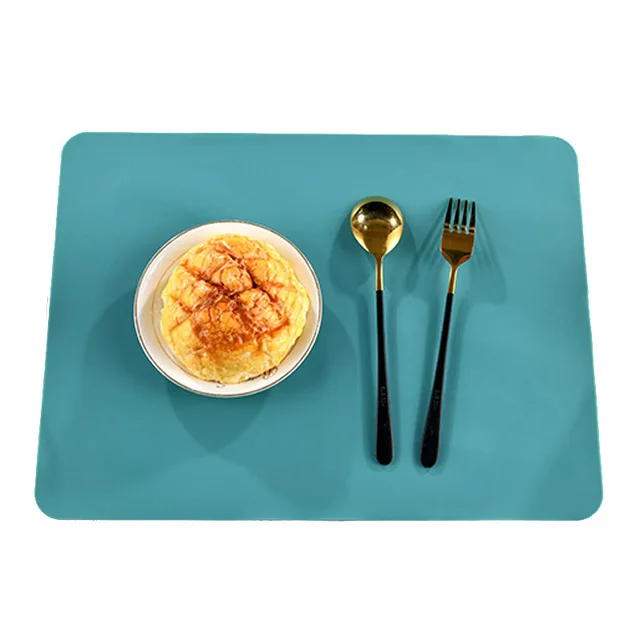 

Waterproof Silicone Placemat Table Dining Pad Table Mats Heat-resistant Nonslip Pads Kids Plate Mat Kitchen Tool Food Grade