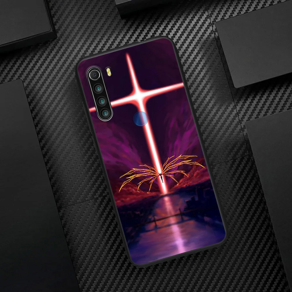 

EVA EVANGELION Anime Phone Case Cover Hull For XIAOMI Redmi 7 7A 8 8A 9 9C Note 6 7 8 9 9S K20 Pro K30 black Etui Fashion Bumper