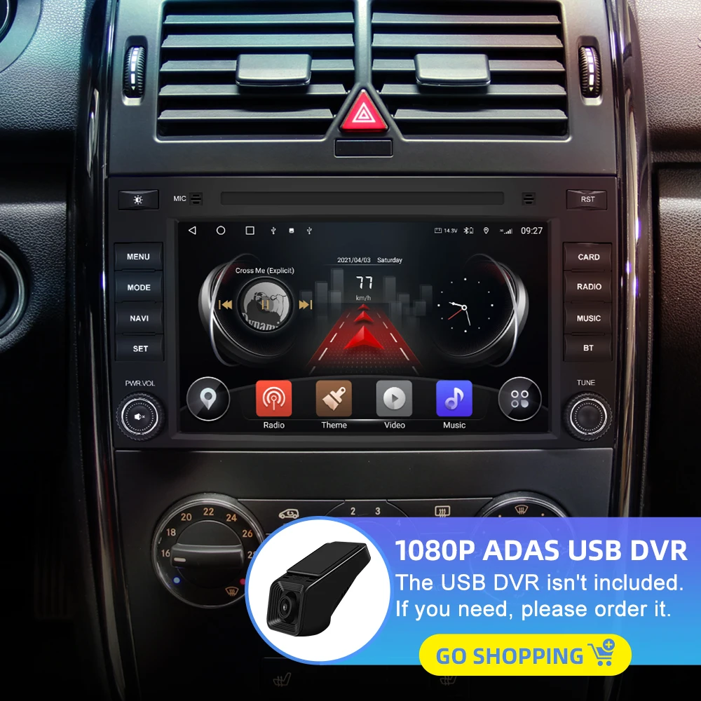 Автомагнитола ISUDAR T72 на ОС Android 10 для Mercedes/Benz/Sprinter/W169/B200/B-class Автомобильная