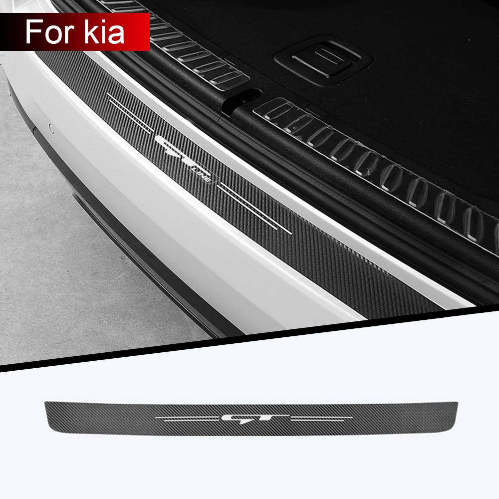 Защитные наклейки на багажник автомобиля для kia gt gtline Xline ceed Forte RIO STINGER Seltos K3 KX5 K4 K5