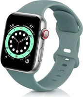 compatible with apple watch band 38mm 40mm 42mm 44mm soft silicone sport replacement band compatible with iwatch series 6 5 4 3