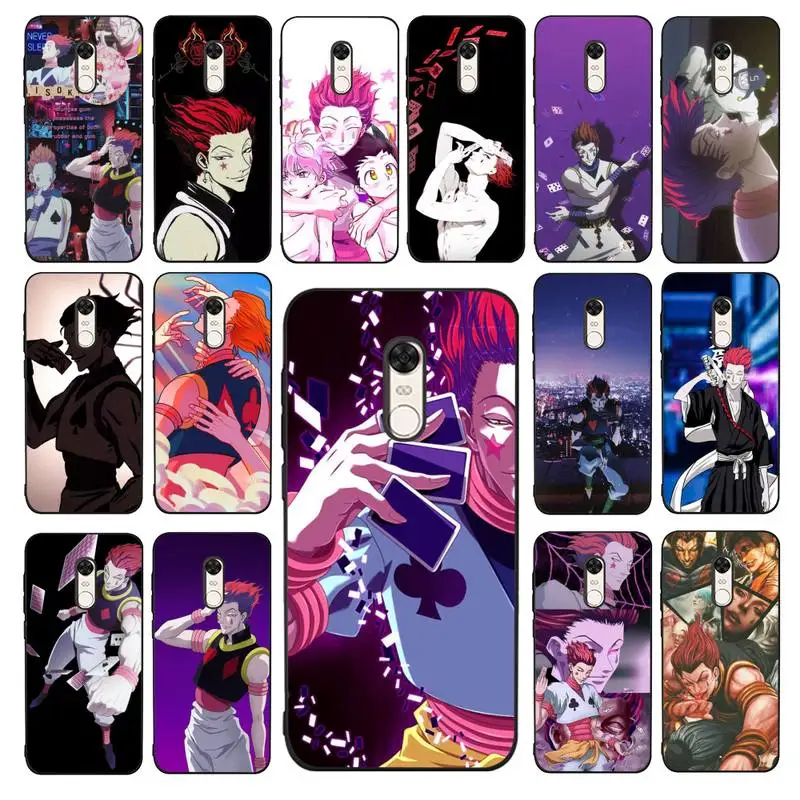 

Babaite Hisoka Hunter Anime Phone Case for Redmi 5 6 7 8 9 A 5plus K20 4X 6 cover