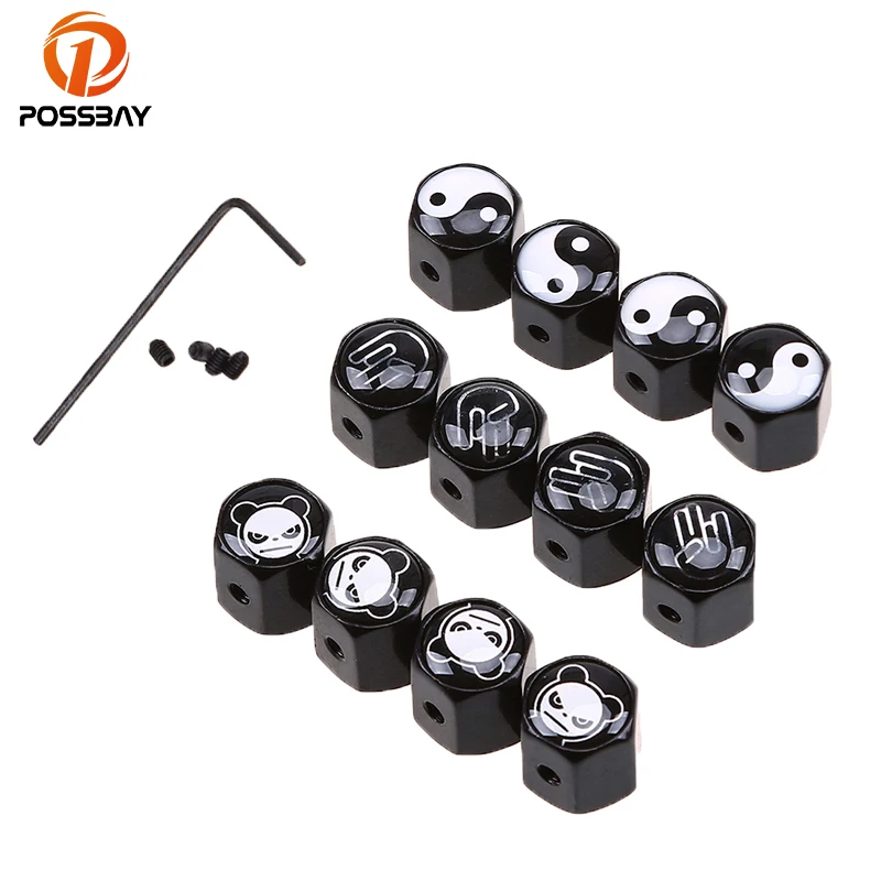 Автомобильная крышка клапана автомобильной шины POSSBAY пылезащитная для мотоцикла