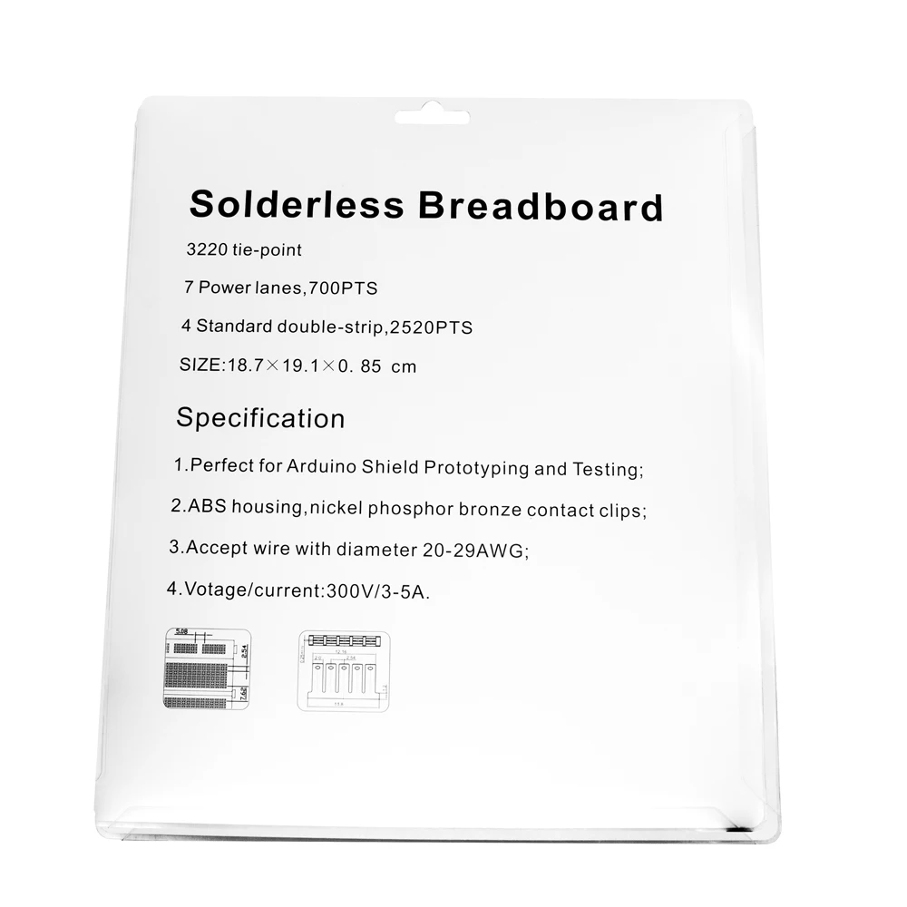 Без сварки макетная плата без пайки 3220 точек привязки тестовая схема для хлеба Φ/4