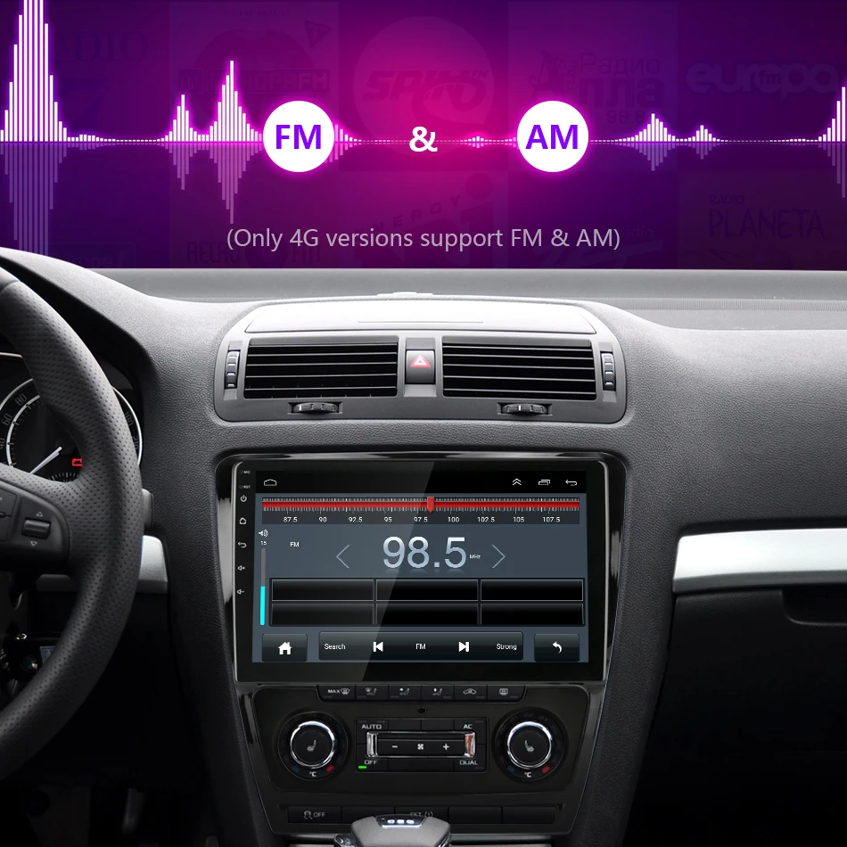 10," 2Din Android 8,1 для 2007- Volkswagen SKODA Octavia 2 A5 автомобильный Радио Мультимедиа Видео плеер Hi-Fi навигация головное устройство