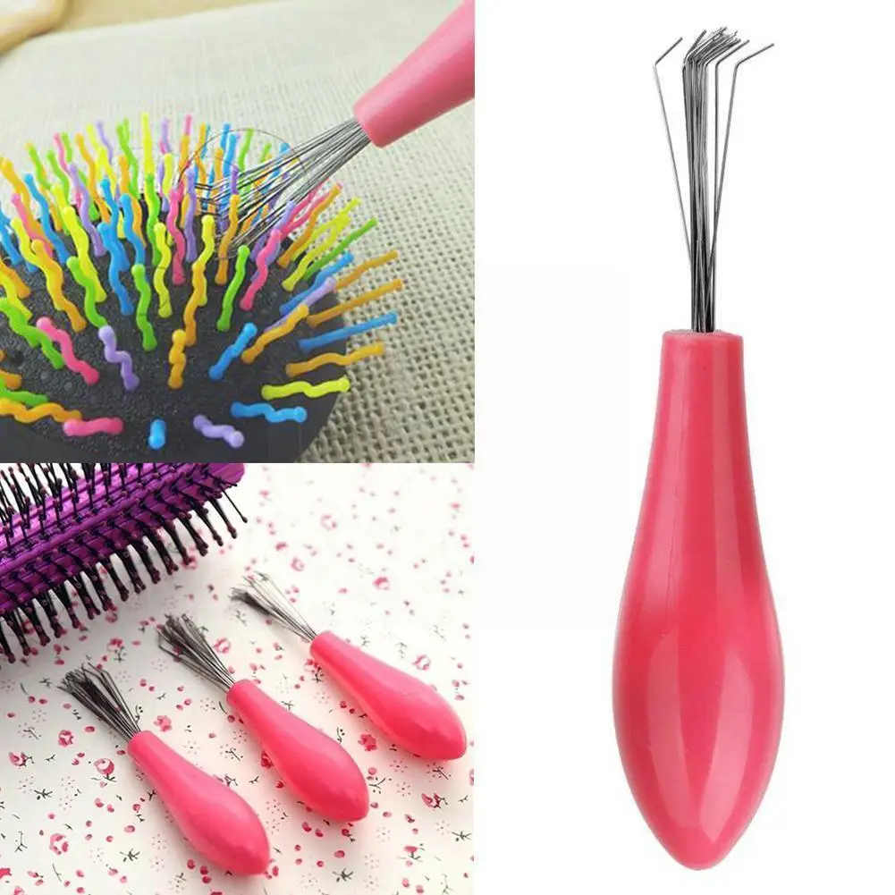 

1pcs Durable Mini Comb Hair Brush Cleaner Roller Comb Salon Comb Air Shoe Essential Embeded Bag Tool Brush Home Comb Curlin T2M2
