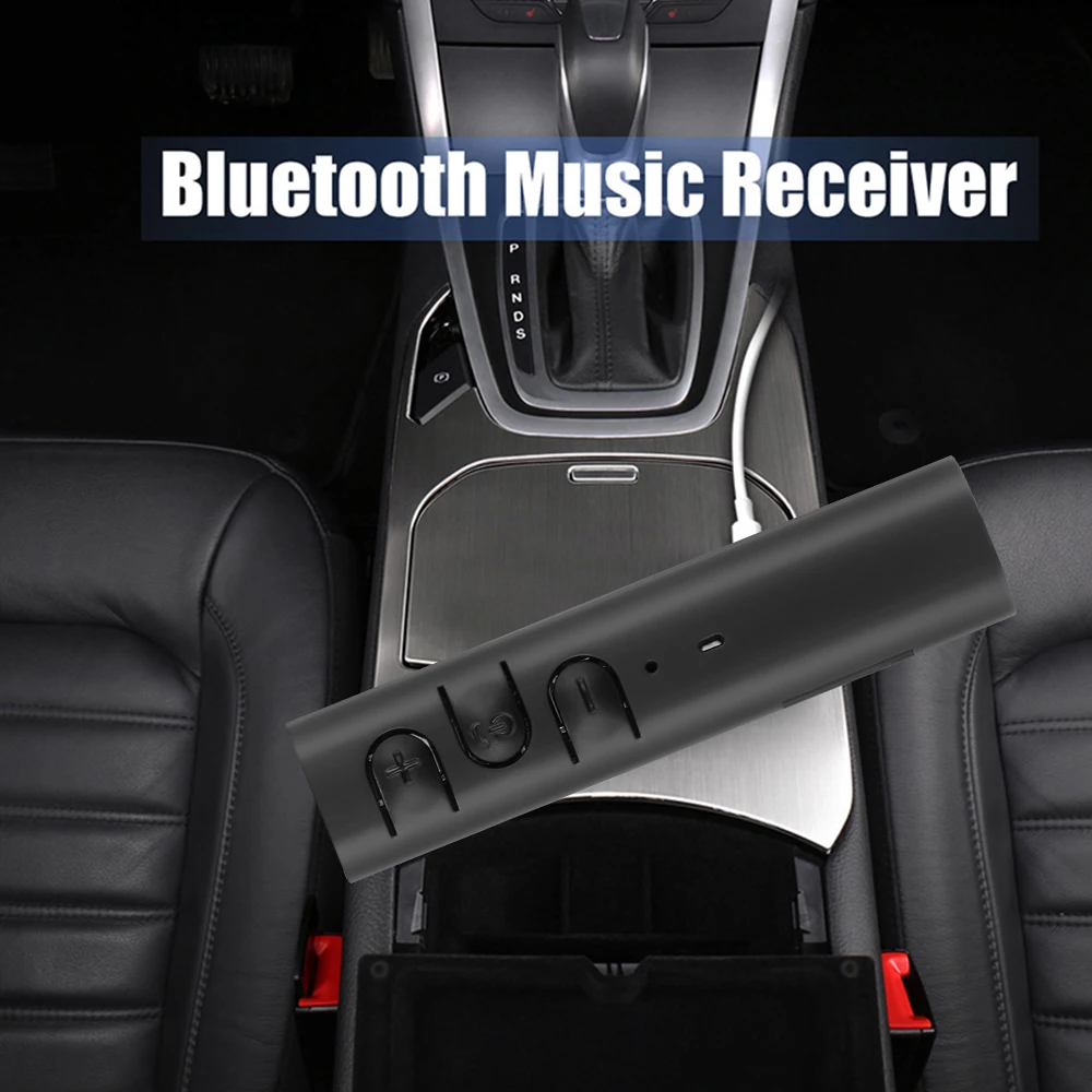 Bluetooth приемник для наушников беспроводной адаптер аудиоприемник с разъемом 3 5 мм