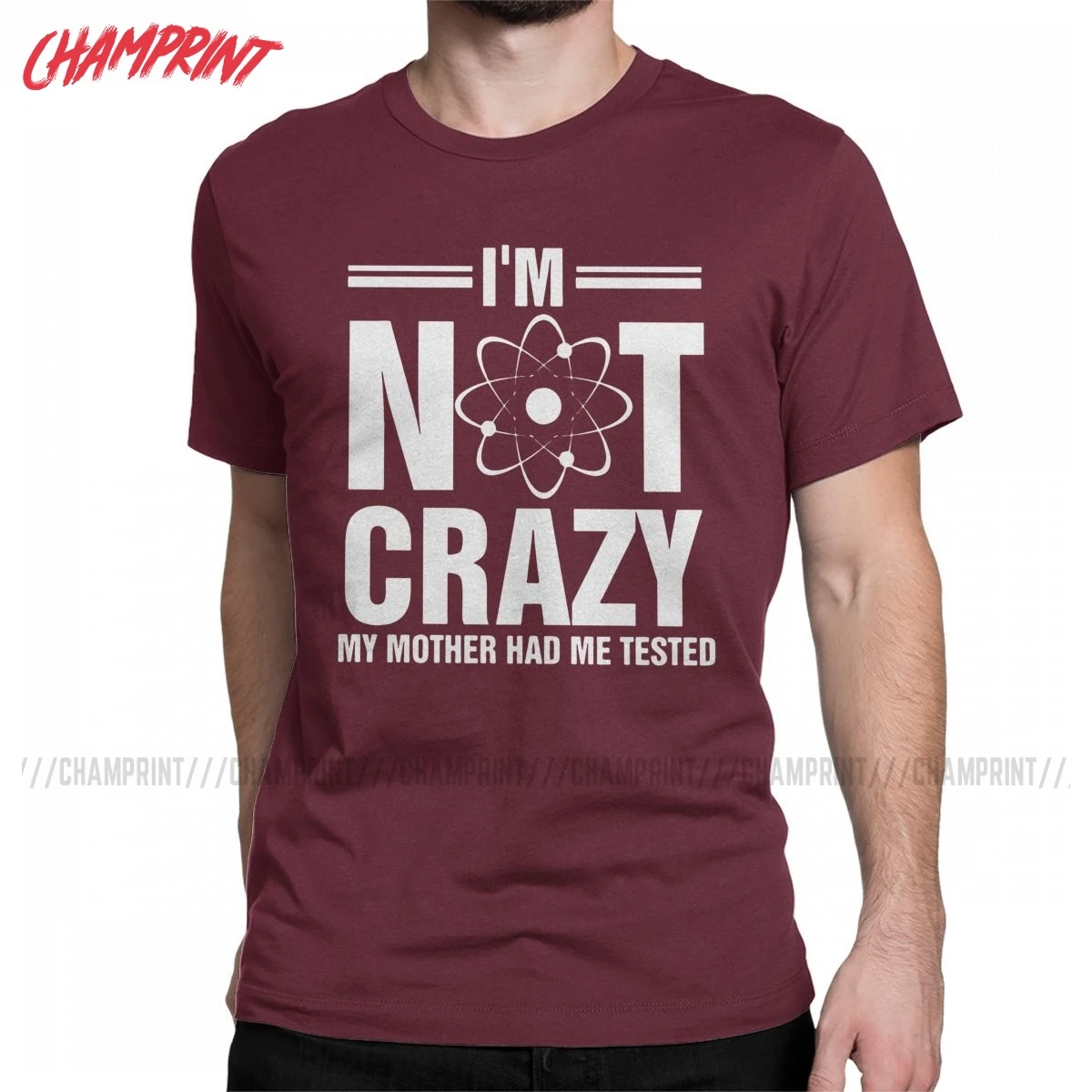 Camisetas con frase divertida de The Big Bang Theory para hombre, camisetas 100% de algodón con cuello redondo, camisetas de manga corta con estampado gráfico