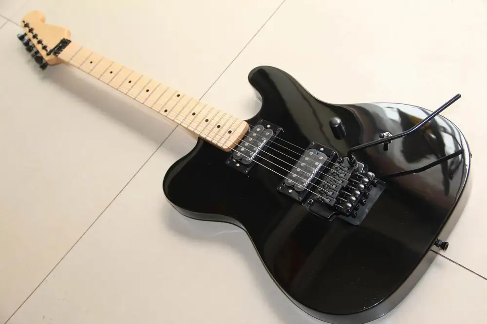 Оптовая продажа Новое поступление Модель Китайская электрогитара Charvel в черном