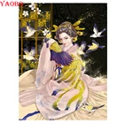 Японская женщина гейши алмазная живопись мозаика 5D Diy настенное искусство Алмазная вышивка инкрустированное украшение для дома подарки ручной работы