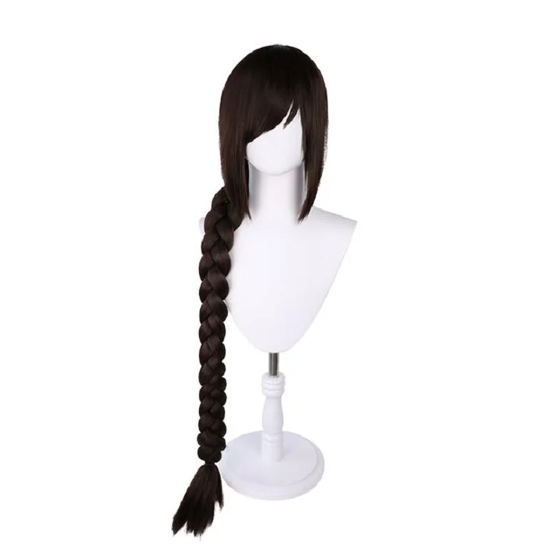 

UWOWO Game Fate Grand Order/FGO Consort Yu Yu Miaoyi 4 Anniversary Cosplay Wig 120cm Long Braided Brown Wig