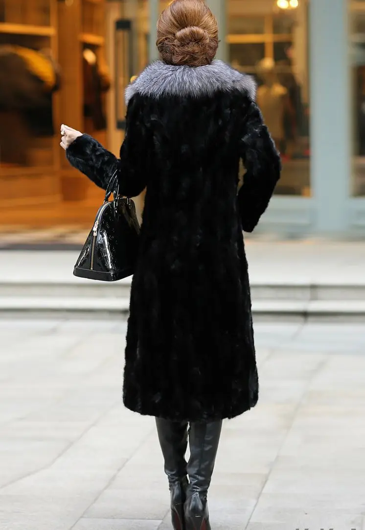 

Winter Elegant Women Faux Fox Fur Coat Thick Fluffy Long Sleeve Luxury Fur Jacket Mujer Bontjas Warm Furry Shaggy Outerwear 2020