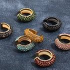 1 шт. новые Разноцветные серьги-клипсы Стразы C-образной формы для женщин в стиле панк без прокола Хрящевые каффы для ушей Свадебные украшения