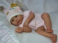 17inch unpainted reborn doll kit lana soft touch fresh color unfinished doll parts with body