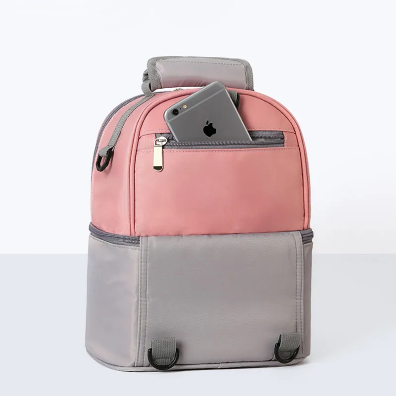 

2020 New Nappy Bag Mummy Maternity Backpack Large Capacity Double-Layer Storage Infant Stroller Hanging Diaper Bag for Baby Care