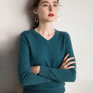 100% козий кашемировый вязаный свитер, женские пуловеры, 26 цветов, v-образный вырез, мягкие высококачественные женские джемперы, женская одежда