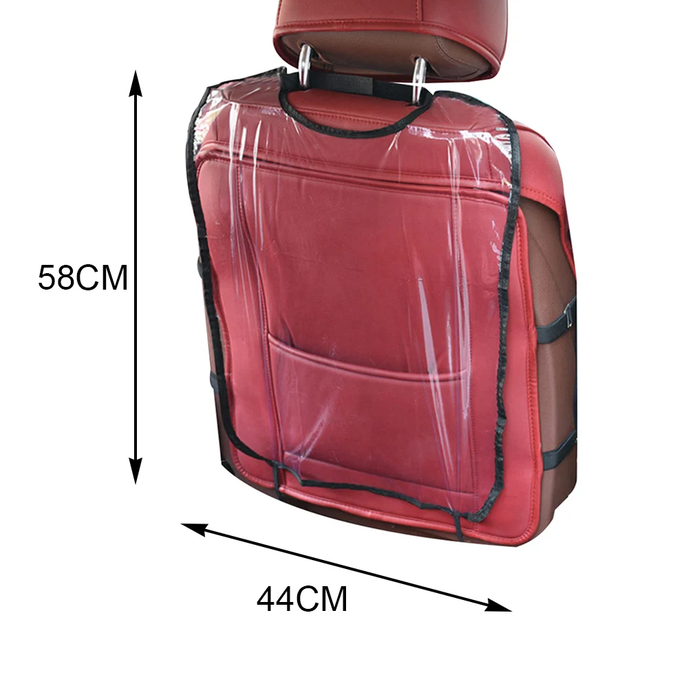 Защитный чехол на спинку сиденья автомобиля защитный для детей прозрачный