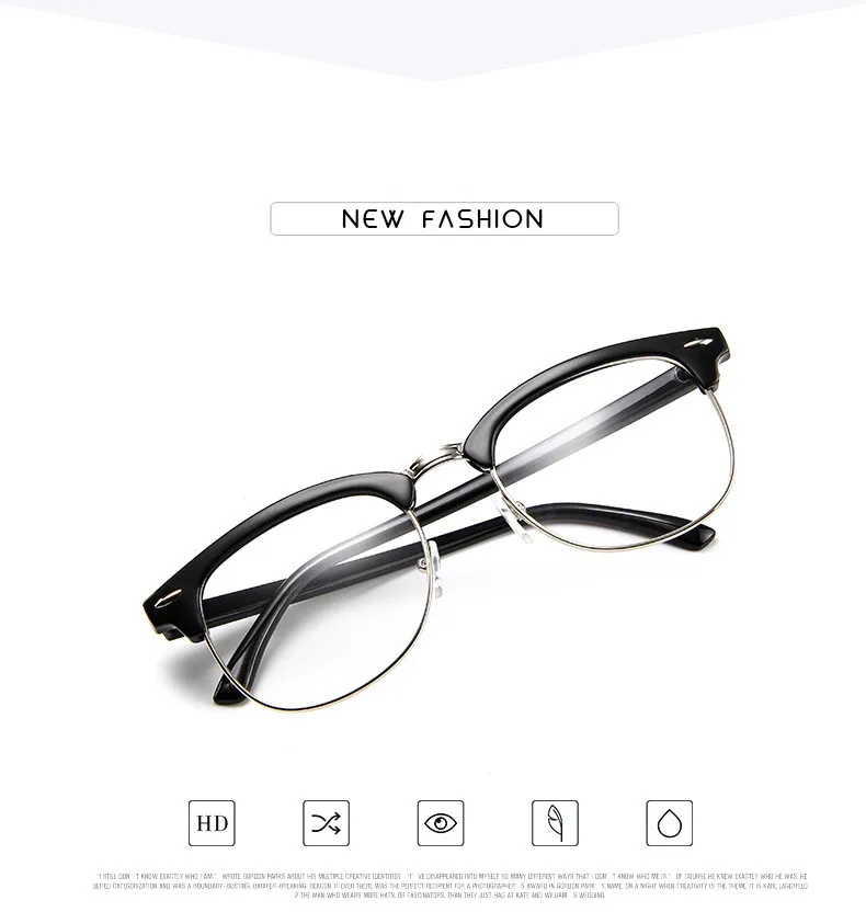 2019 новые круглые женские и мужские очки для Arma ts прозрачные настольные