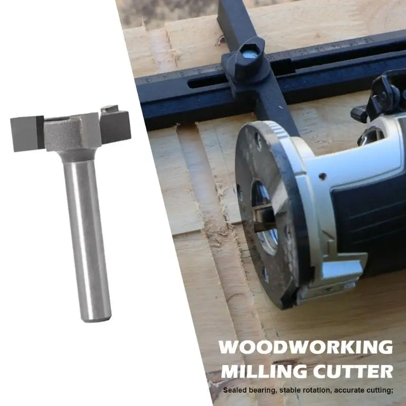 

3-edge T-type Slotting Cutter Alloy Tongue Milling Cutter for Woodworking