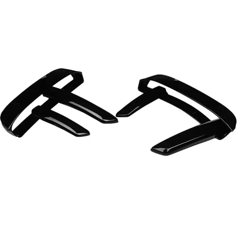 6 шт передняя противотуманная фара Накладка для Land Rover Discovery 5 2017 2018 Черный ABS