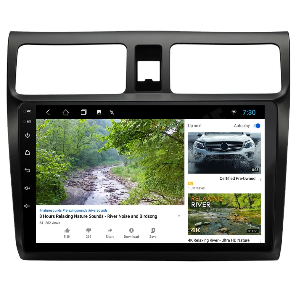 Для Suzuki Swift 2005 - 2010 Андроид 12 Quad Core Авторадио Автомобильное радио Стерео GPS Навигация Sat Navi Мультимедиа Плеер