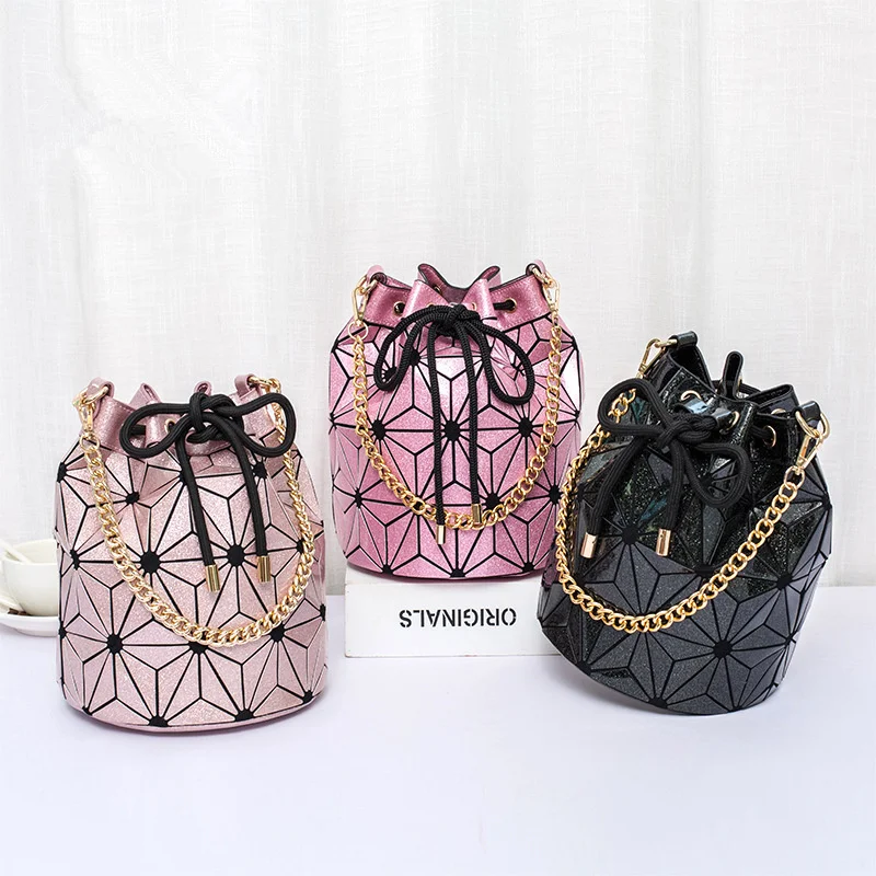 2019 Новая модная светящаяся через плечо плечевая сумка-мешок для женщин