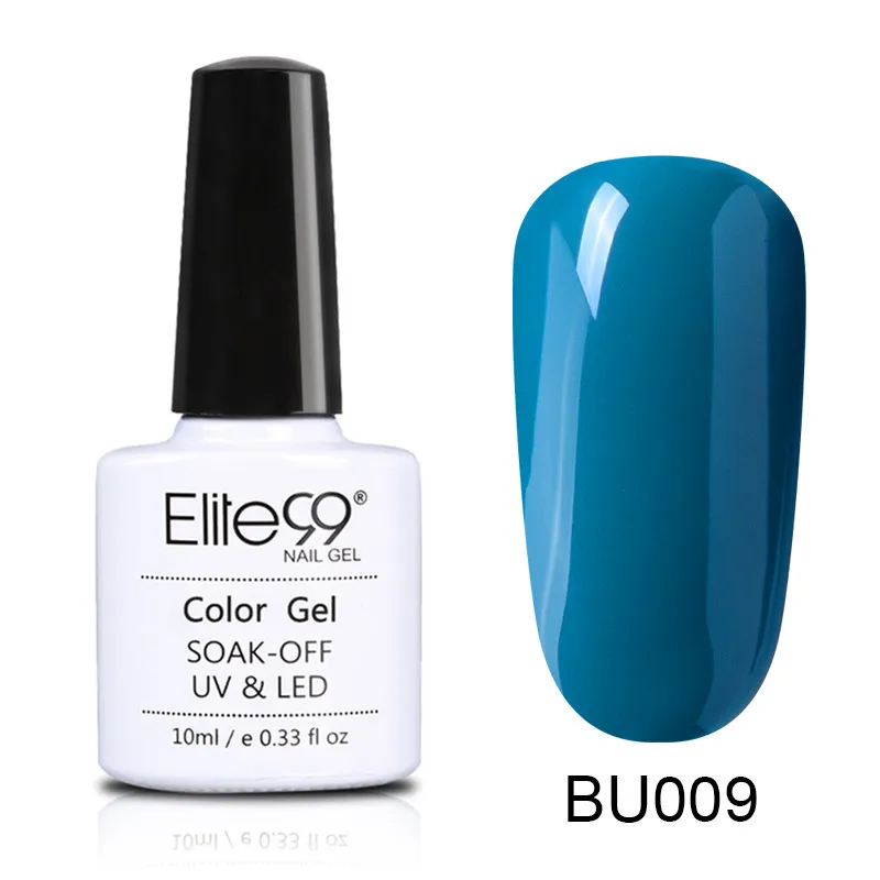 BU009 Elite99 лак для ногтей винно-Красного цвета серия Гель лак для ногтей отмачиваемый матовый эффект УФ гель Гибридный лак Полупостоянный маникюр - Цвет: BU009