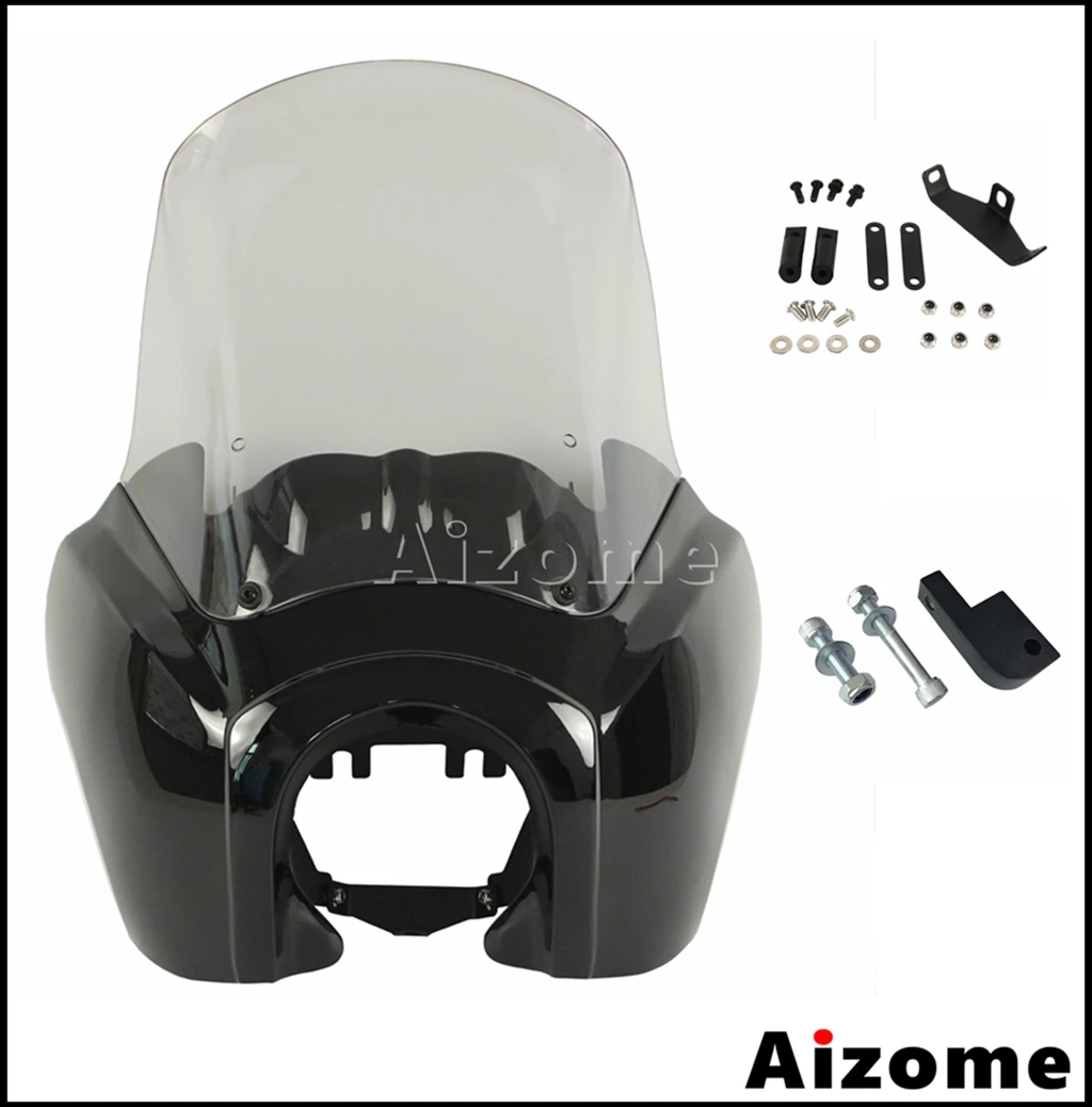 Обтекатель фары мотоцикла с внешним 15-дюймовым экраном для лобового стекла и